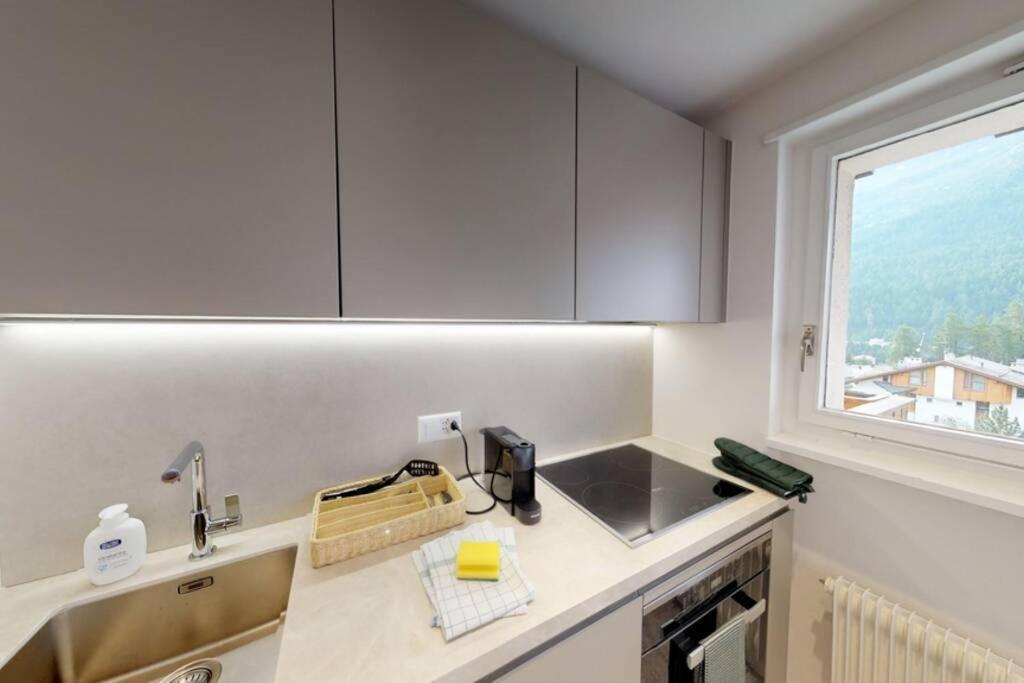 Bilocale Nuovo St. Moritz Chesa Arlas Exteriör bild