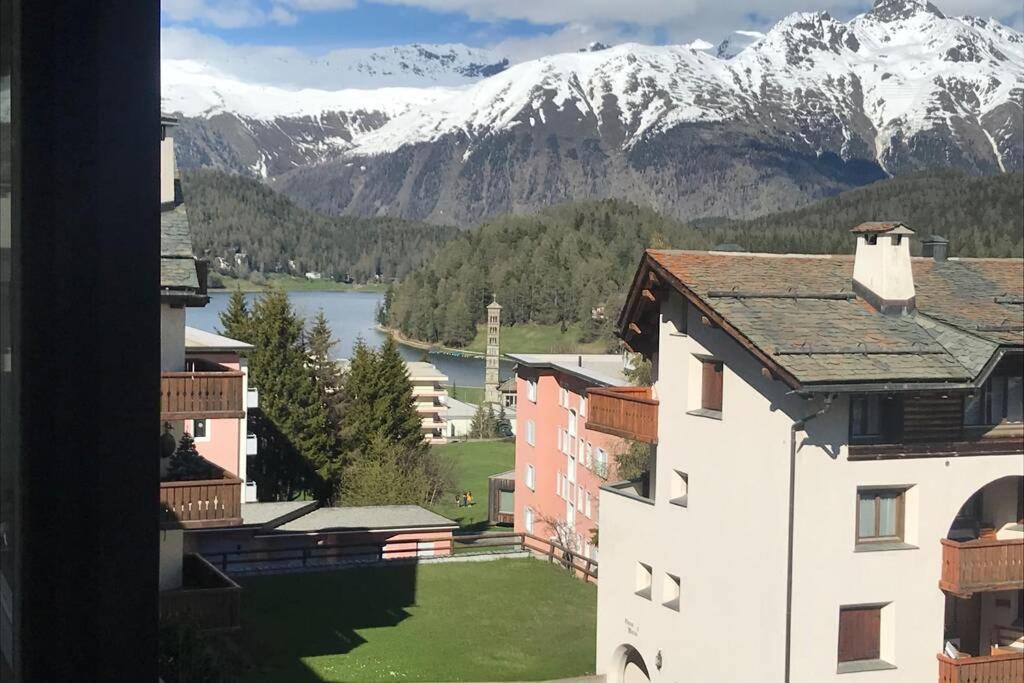 Bilocale Nuovo St. Moritz Chesa Arlas Exteriör bild