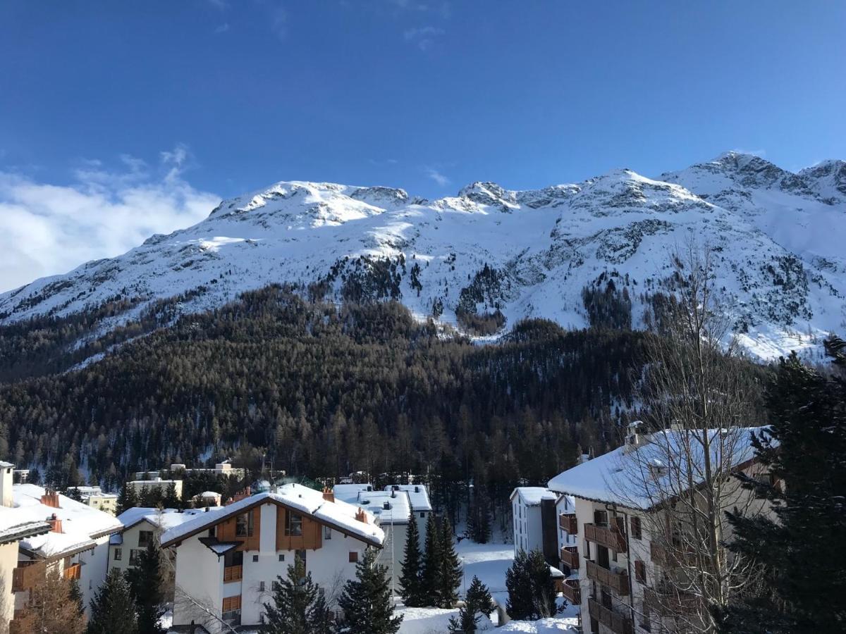 Bilocale Nuovo St. Moritz Chesa Arlas Exteriör bild