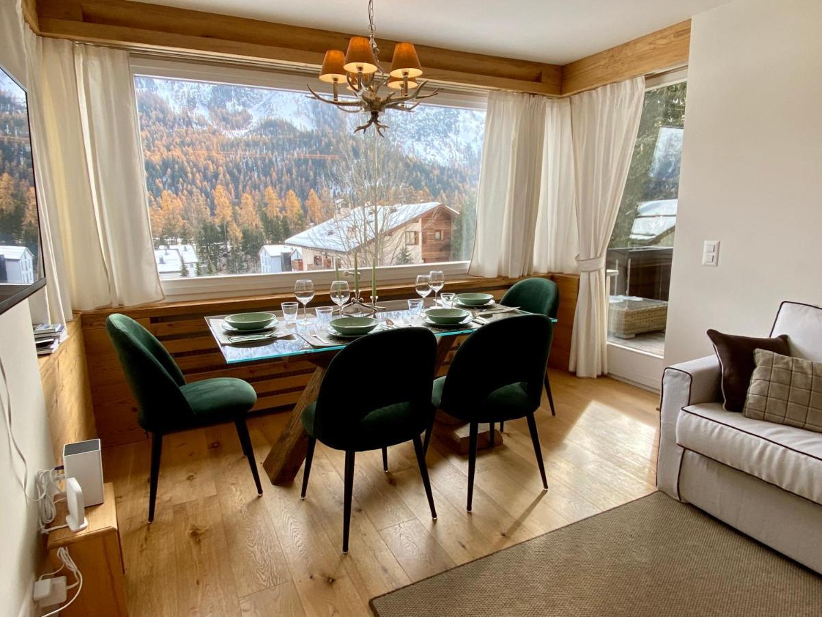 Bilocale Nuovo St. Moritz Chesa Arlas Exteriör bild